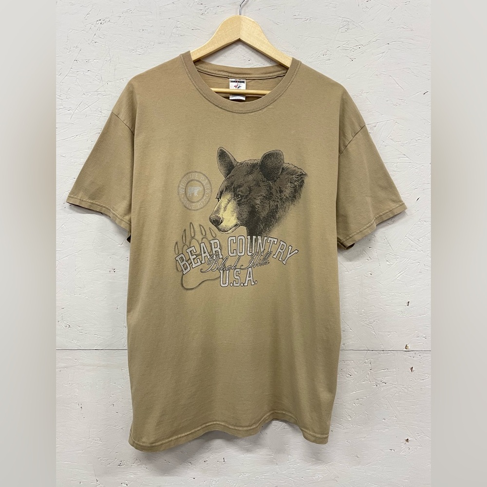 Vintage Jerzees Bear Country Black Hills, USA Tee, Size XL